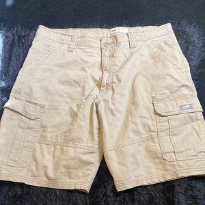 Wrangler shorts one pair black one out tan